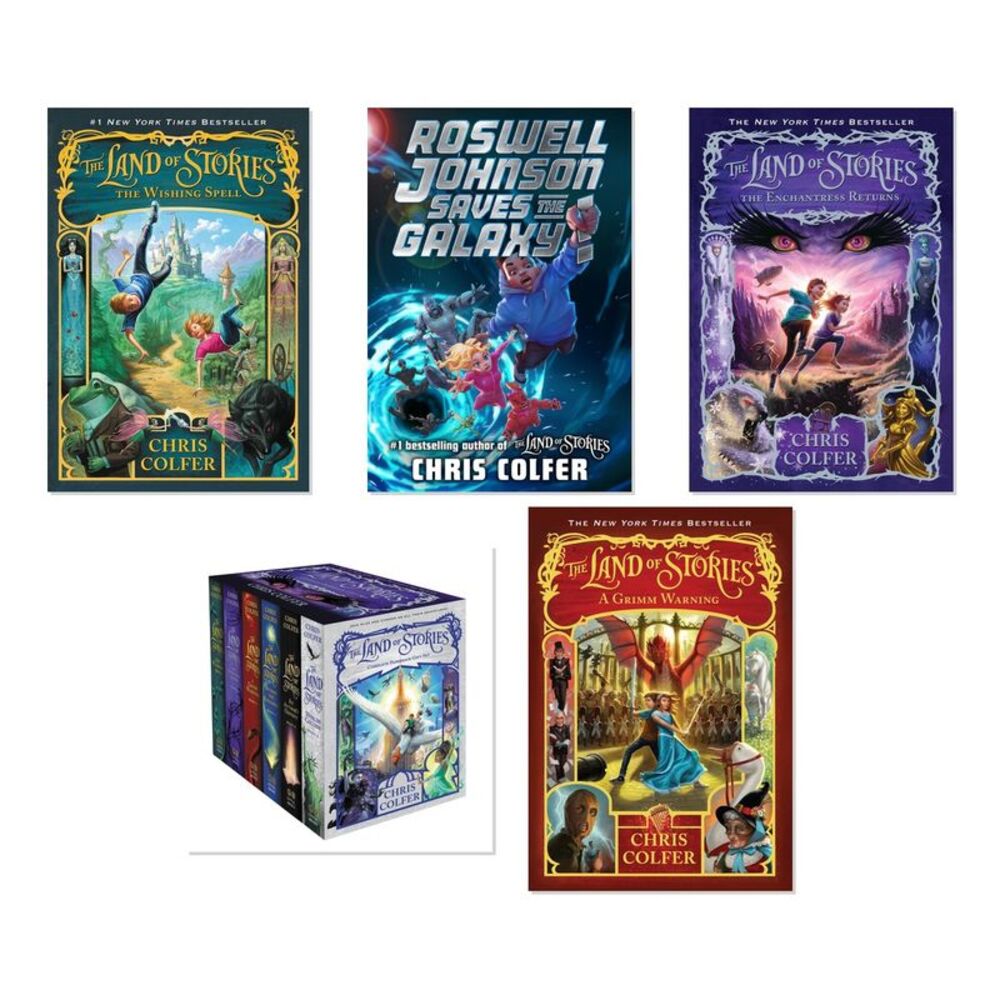 Chris Colfer Fantasy Adventure 5-Book Collection - Land of Stories & More